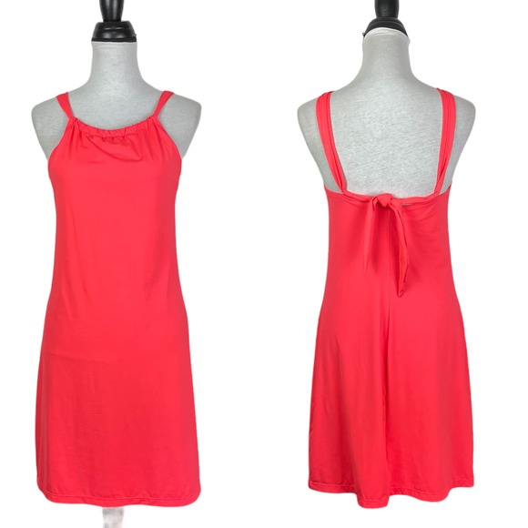 Athleta Other - Athleta Kokomo Neon Pink Athleisure Swim Coverup Dress